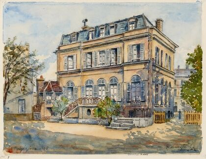 Hôtel de la princesse Belgiojoso, 28 rue du Montparnasse (1908)