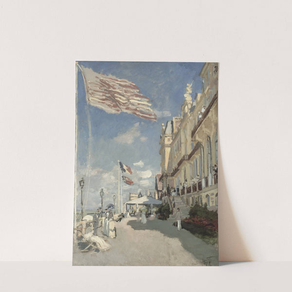 Hôtel des roches noires. Trouville (1870) by Claude Monet