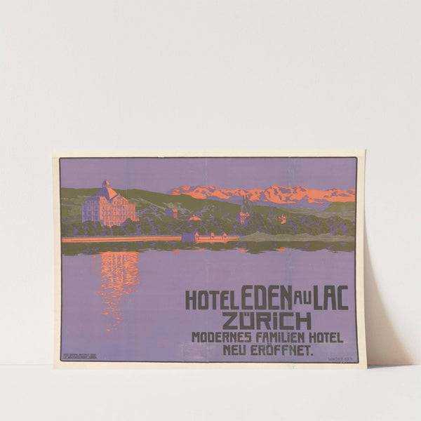 Hotel Eden au Lac Zürich (1909) by Walther Koch