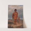 Hottentot Woman and Children by Antonio Zeno Shindler