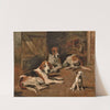 Hounds and a Terrier in a Stable by John Emms
