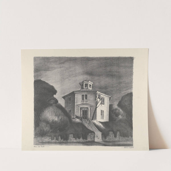 House and Garden (ca. 1935–43) by Marguerite Redman Dorgeloh