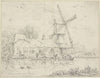 House and Windmill on the Bank of a Canal (ca 1650)