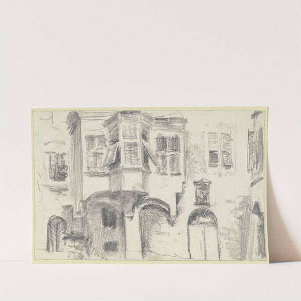 House in Brixen by Adolph von Menzel