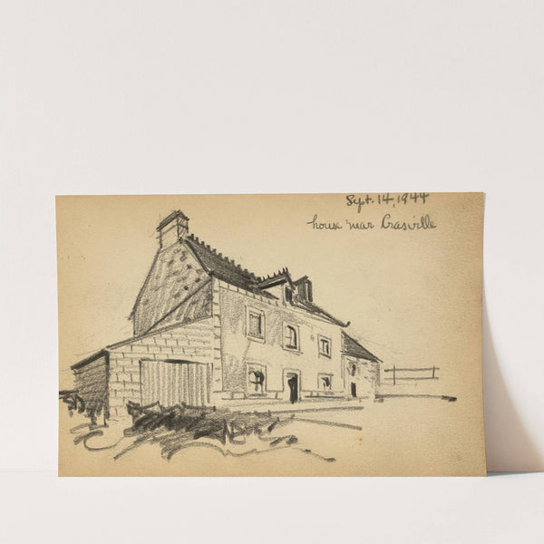House near Crasville by Victor Alfred Lundy