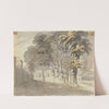 House with trees by James Miller
