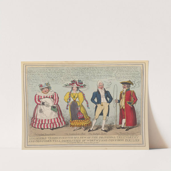 Household troops (1827-1829) by William Heath
