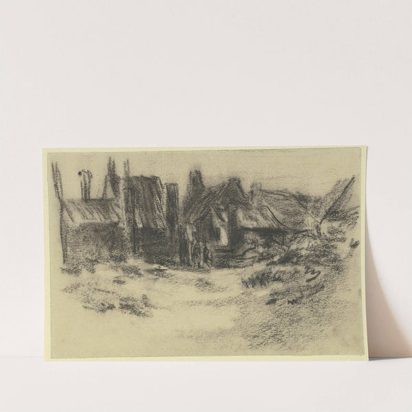 Houses in a fishing village by Max Liebermann