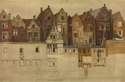 Houses of Old Antwerp, Handschoenmarkt (1866)