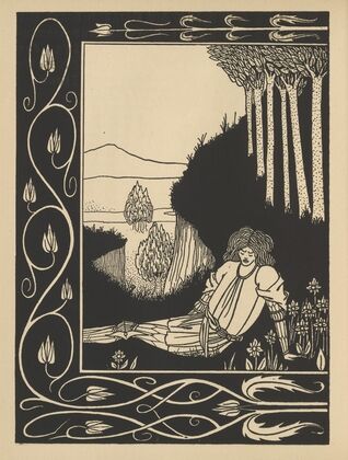 How King Mark and Sir Dinadan heard Sir Palomides making great sorrow and mourning for La Beale Isoud (1893-1894)