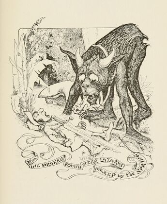 How the Draken found Herr Lazarus asleep by the Spring (1905)