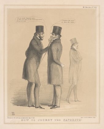 How to jockey the favorite. (1846)