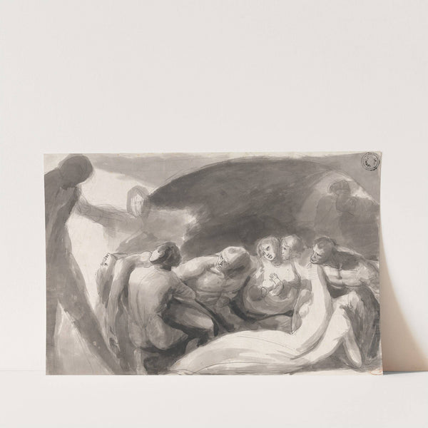 Howard Visiting a Prison by George Romney