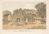 Howard’s Inn. 1776. From which the guides of the flanking detachment of the British were taken. (1868)