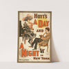 Hoyt&#039;s A day and a night in New York by Strobridge &amp; Co. Lith.
