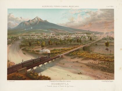 Huamantla; (Tomado desde el Puente de Sn. Lucas), plate 22