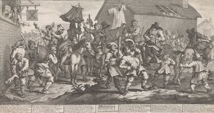 Hudibras Encounters the Skimmington (no.12)