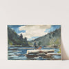Hudson River, Logging (1891-1892) by Winslow Homer