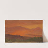 Hudson Valley and Distant Mountains at Sunset (1870) by Frederic Edwin Church