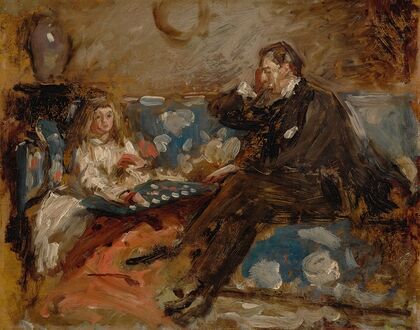 Hugh Hammersley and his daughter Eve
