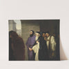 Hugh Latimer und Nicholas Ridley auf ihrem Gang zum Scheiterhaufen by Hermann Schweder
