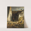 Hühnerhof im Dachauer Land by Albert Kappis