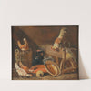 Hühnervolk Im Stall by Albertus Verhoesen
