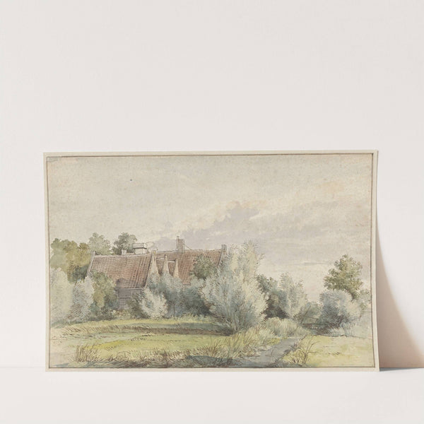 Huis tussen bomen by Arnoldus Johannes Eymer