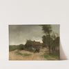 Huisje aan de zandweg (1870 - 1888) by Anton Mauve