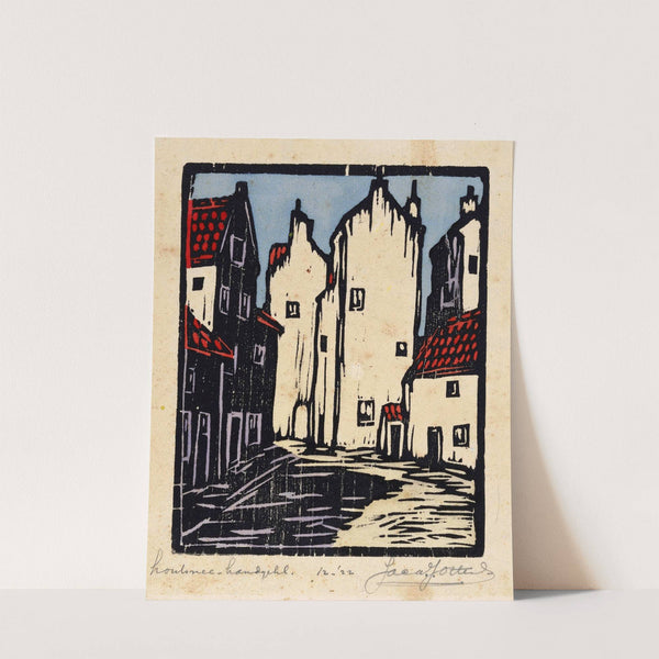 Huisjes in Den Haag by Jacques Jeichienus Ottens