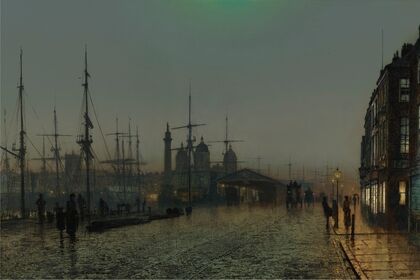 Hull Docks At Night