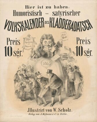 Humoristisch satirischer Volks-Kalender des Kladderadatsch 1865 (1864)