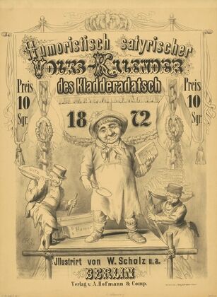 Humoristisch satirischer Volks-Kalender des Kladderadatsch 1872 (1871)