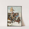 Humorous Christmas motif by Wilhelm Larsen