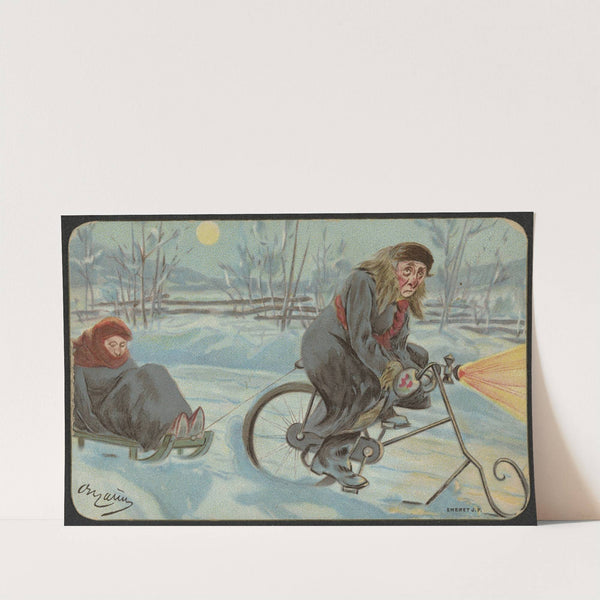 Humorous motif by Oscar Lærum
