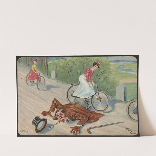Humorous motif by Oscar Lærum