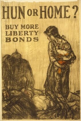 Hun or home, Buy more Liberty Bonds (1918)