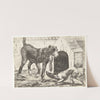Hund i lænke by Paulus van Hillegaert II