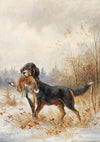 Hund mit Hasen