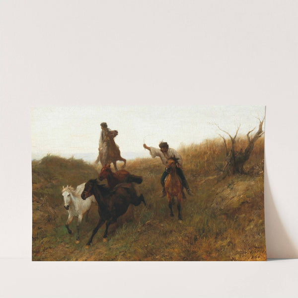 Hungarian Horsemen by Otto von Thoren