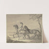 Hungarian horses by Johann Georg Pforr