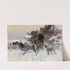 Hunter on a Horse-Drawn Cart (1912) by Jaroslav Věšín