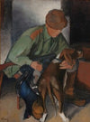 Hunter with His Hound