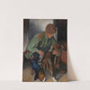 Hunter with His Hound by Alvar Cawén