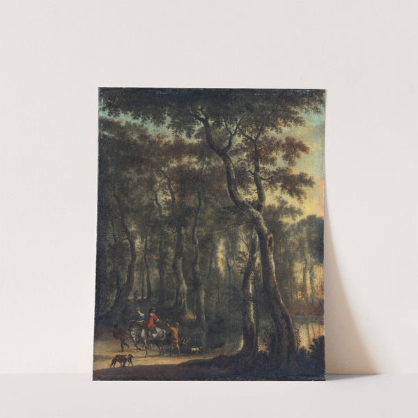 Hunters in the Woods by Jan Hackaert