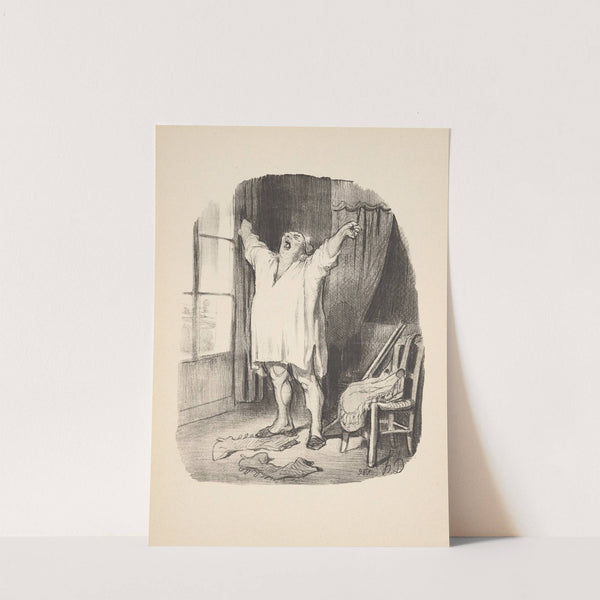 Hunting and fishing Pl.11 (1844) by Honoré Daumier