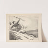 Hunting and fishing Pl.12 (1844) by Honoré Daumier