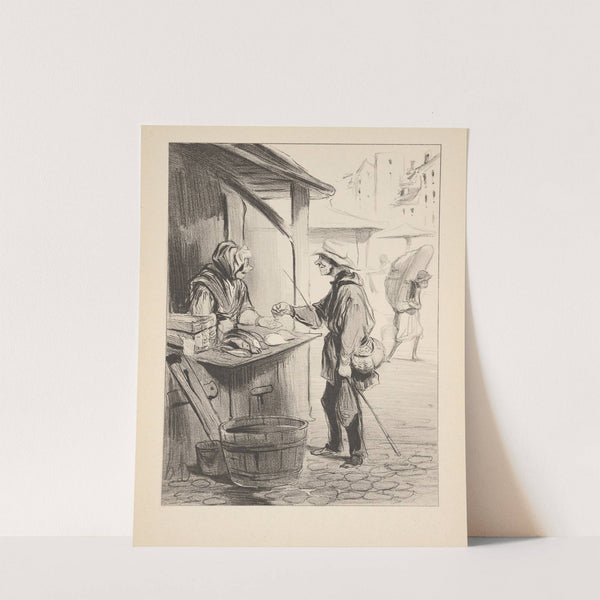 Hunting and fishing Pl.18 (1844) by Honoré Daumier