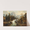 Hunting Birds of Prey at a Mountain Stream by Josef Thoma