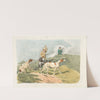 Hunting scene (dogs ready to hounddown) (1817-1818) by Henry Thomas Alken